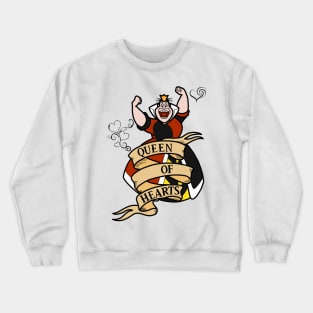 Queen Of Hearts Crewneck Sweatshirt